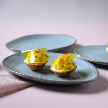 Oval Dessert Plate 6.5" Breeze Porto Brasil - 6/Case