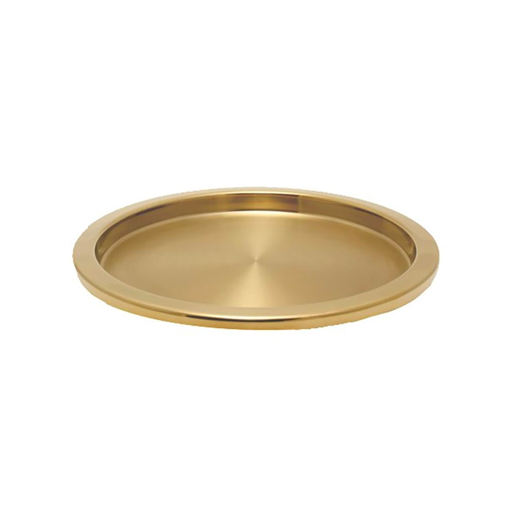Front of the House RRT011GOS21 14" Matte Brass Stainless Tray - 4 / CS