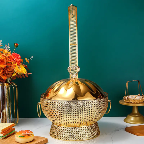 Food Warmer Diamond Buffet Hot Pot | Stainless Steel | Size 8L (2 Pack)