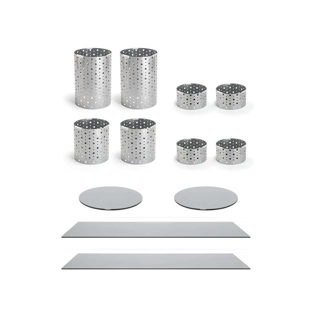 FOH Dots Silver Display , Buffet Essentials Starter Package, Silver
