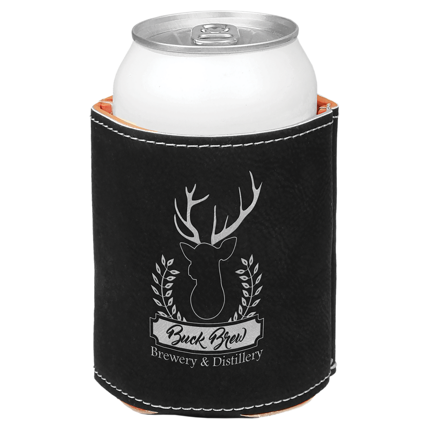 3 3/4" Leatherette Beverage Holder