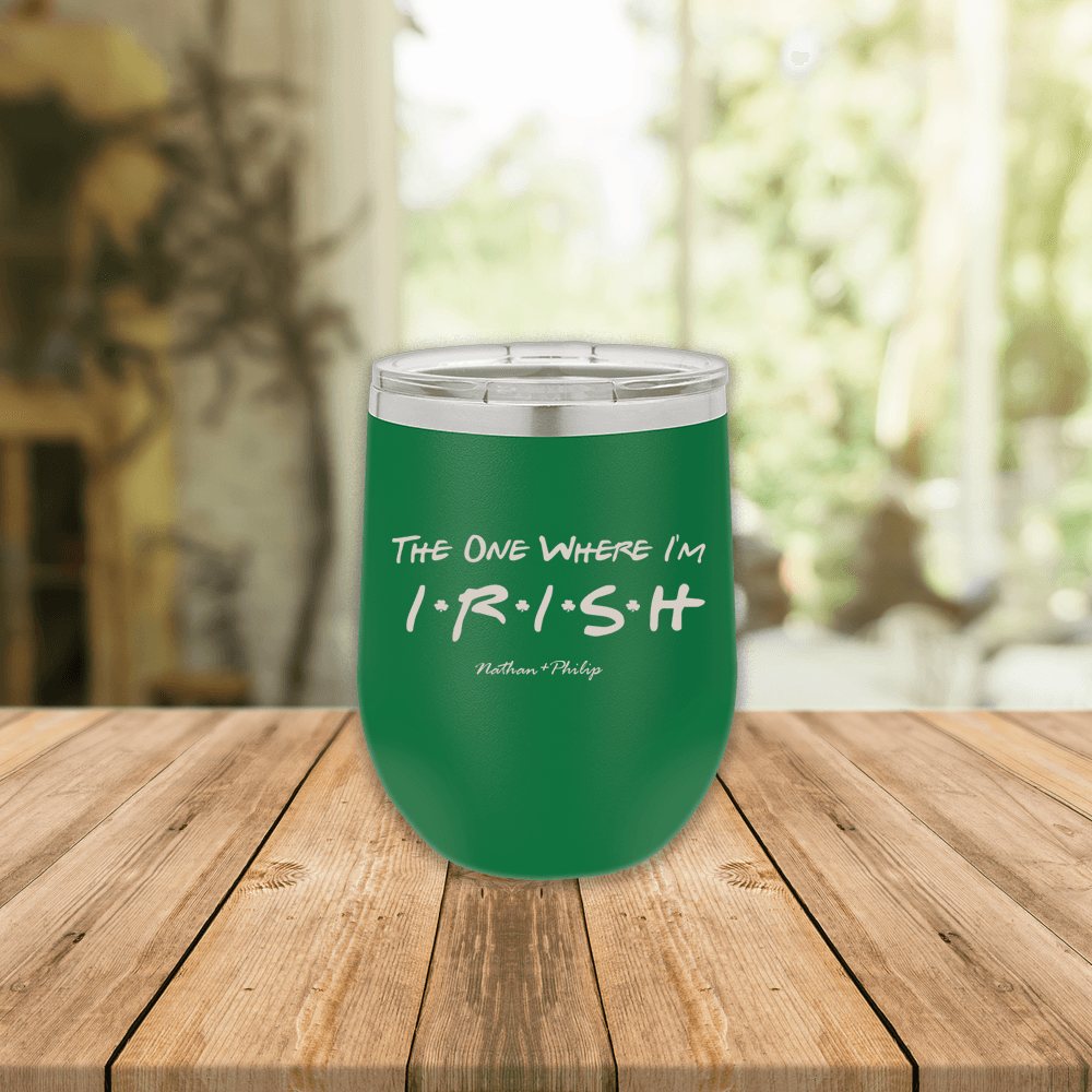 The One Irish 12oz Stemless Wine Cup