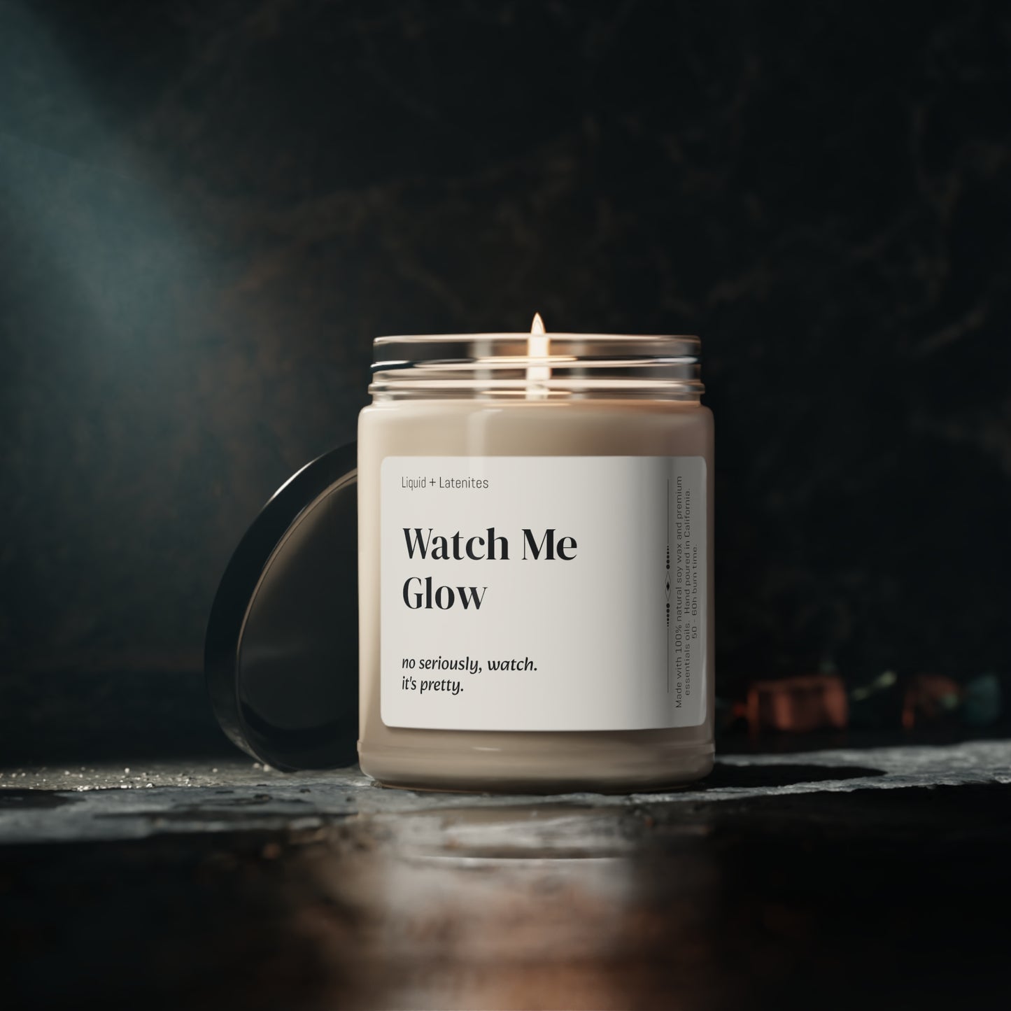 Watch Me Glow Scented Soy Candle, 9oz