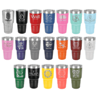 Polar Camel 30 oz. Vacuum Insulated Ringneck Tumbler with Clear Lid - Personalized
