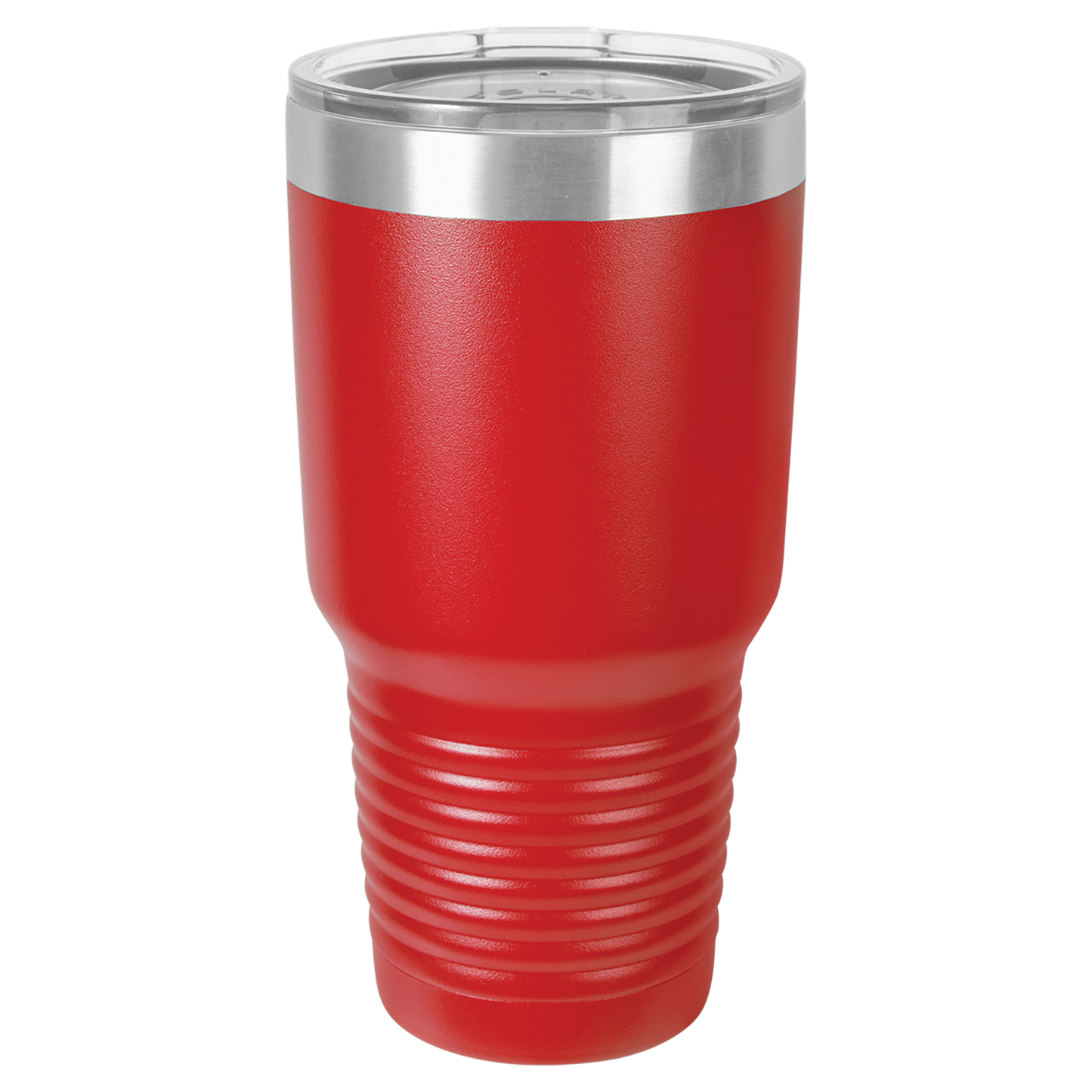 Personalized 30 oz. Black Vacuum Insulated Ringneck Tumbler with Clear Lid