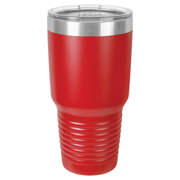 Personalized 30 oz. Black Vacuum Insulated Ringneck Tumbler with Clear Lid