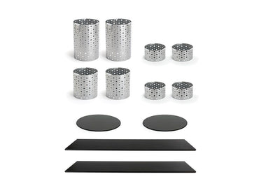 FOH Dots Silver Display , Buffet Essentials Starter Package, Silver