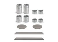 FOH Dots Silver Display , Buffet Essentials Starter Package, Silver