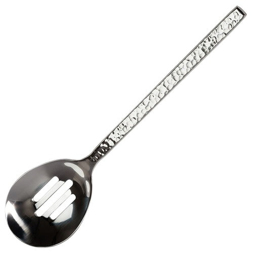 Hammered Spoon Slotted 10" - CHA424