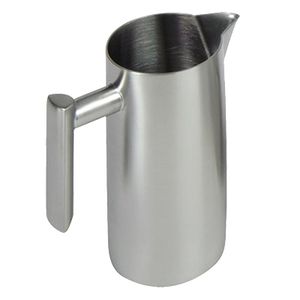 Crescendo Brushed 18/10 Stainless Single Wall Creamer w/o cover 7 oz. - CRECR7B