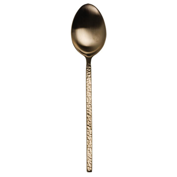 Hammered Coppertone Solid Spoon 13