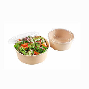 Bio Bamboo Pulp Salad Container 25 Oz. 300/Cs