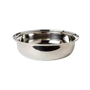 Replacement Polished 18/10 Stainless Food Pan for EVECH3SS Round  3 qt.