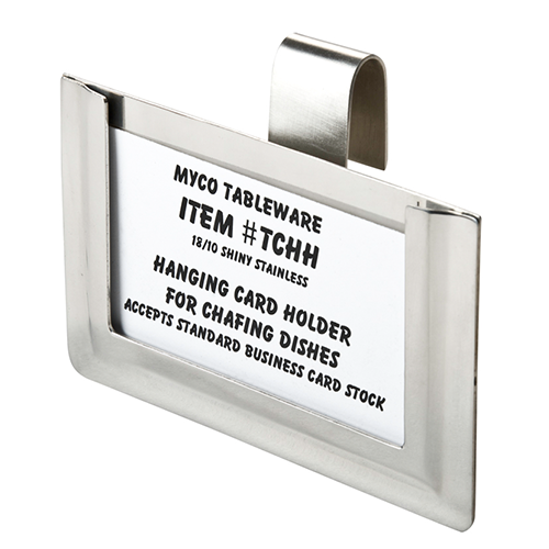 Hanging Chafing Dish S/S Card Holder - TCHH